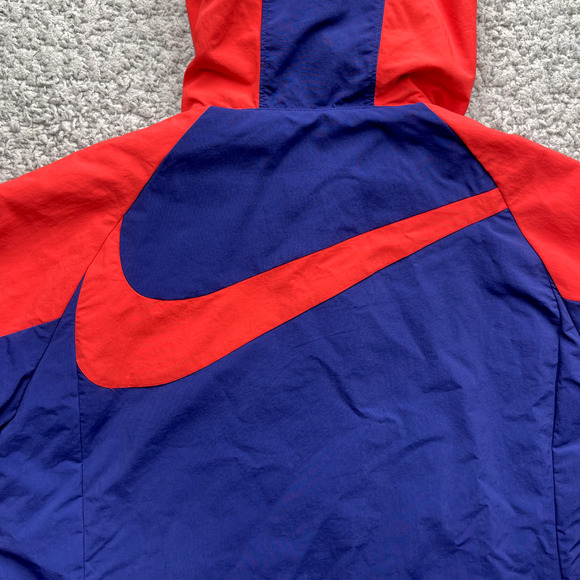 Nike USA Soccer Full Zip Windbreaker Jacket M Olympic Exclusive Giant Swoosh - Picture 13 of 14